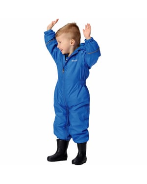 Regatta Kids Childrens Splosh III Outdoor Thermal Waterproof Rain Puddle Suit