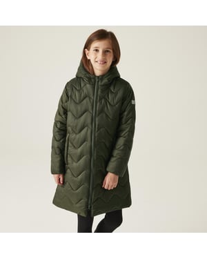 Regatta Kids Cambrie Hooded Longline Warm Winter Padded Quilted Jacket Coat