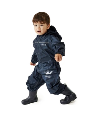 Regatta Unisex Kids Puddle IV Outdoor Waterproof Breathable Puddle Suit