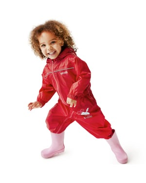 Regatta Unisex Kids Puddle IV Outdoor Waterproof Breathable Puddle Suit