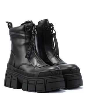 Buffalo Gospher Zip Women's Black Boots