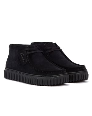 Clarks Originals Torhill Hi Suede Herenlaarzen Zwart