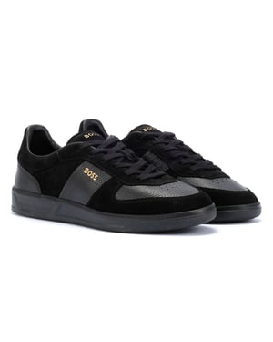 Boss Brandon Suede/Leather Men's Black Trainers
