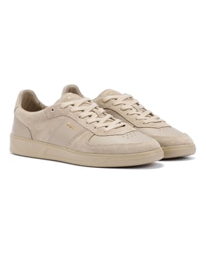 Boss Brandon Suede/Leather Men's Beige Trainers