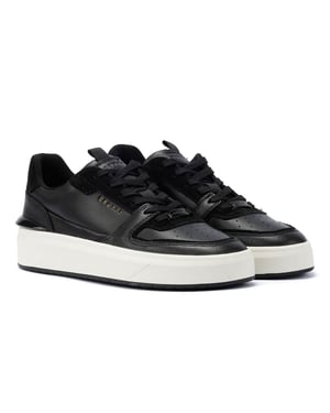 Cruyff Surefire Tennis Leather Men's Black/Gold Trainers