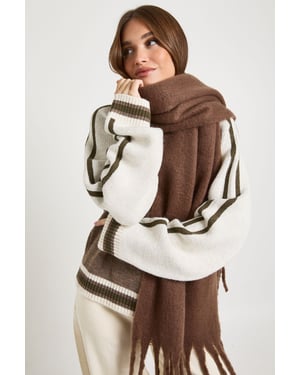 Oversized Tassel Fluffy Scarf