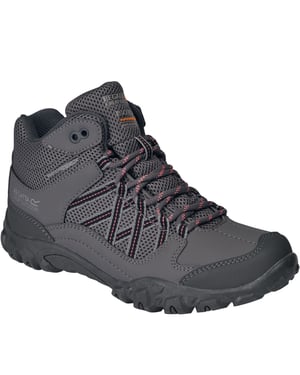 Regatta Kids Edgepoint Water Resistant Outdoor Walking Hiking Ankle Boots