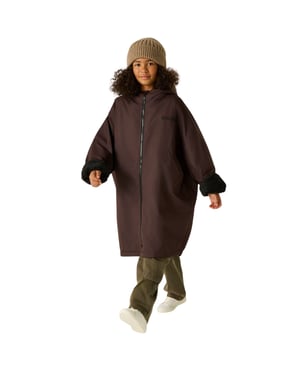 Regatta Kids Spirit Of Adventure Hooded Waterproof Warm Drying Changing Robe