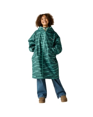 Regatta Kids Spirit Of Adventure Hooded Waterproof Warm Drying Changing Robe