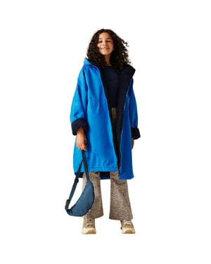 Regatta Kids Spirit Of Adventure Hooded Waterproof Warm Drying Changing Robe