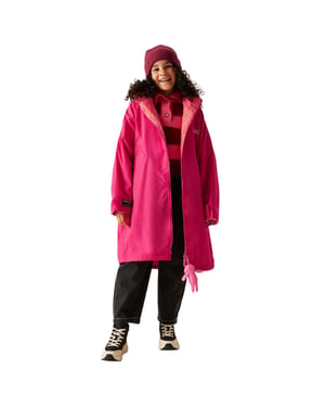 Regatta Kids Spirit Of Adventure Hooded Waterproof Warm Drying Changing Robe