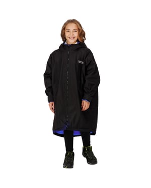Regatta Kids Spirit Of Adventure Hooded Waterproof Warm Drying Changing Robe
