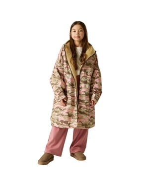 Regatta Kids Spirit Of Adventure Hooded Waterproof Warm Drying Changing Robe