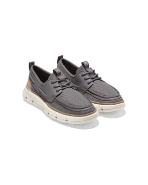 Cole Haan 4.ZeroGrand Regatta Nylon Men's Grey Boat Shoes