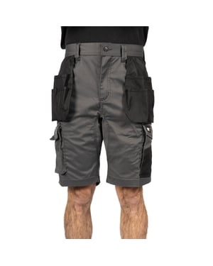Caterpillar Essential Stretch Holster Polyster Mannen Grijze Werkshorts