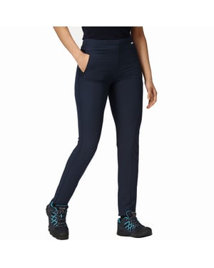 Regatta Womens Pentre Stretch Outdoor Walking Hiking Bottoms Trousers - Navy