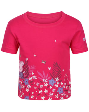 Regatta Kids Peppa Pig Printed Short Sleeve Crew Neck Summer T-Shirt Tee Top