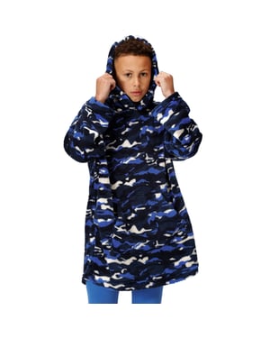 Regatta Kids Cosy Borg Fleece Oversized Hoody Wearable Blanket