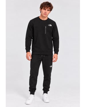 The North Face M Tech New Peak Pullover Tracksuit Set in Black