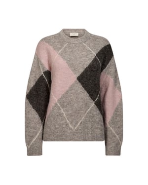 Free Quent Fqgrslulu-pullover grey mel.