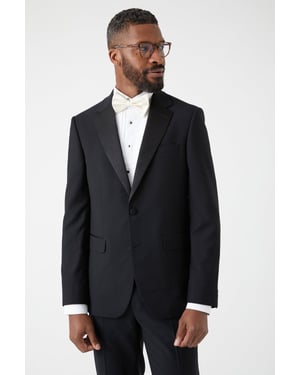 Skinny Fit Black Tuxedo Suit Jacket