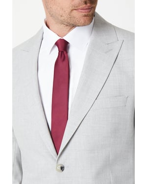 Claret Slim Tie