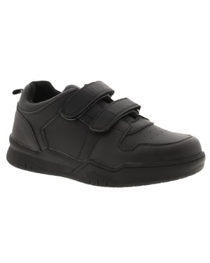 Rockstorm Boys Black School Shoes Trainers Rook black