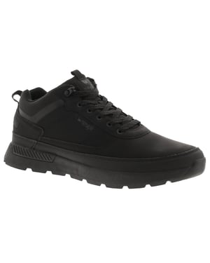 Wrangler Mens Smart Shoes Carver Lace Up black