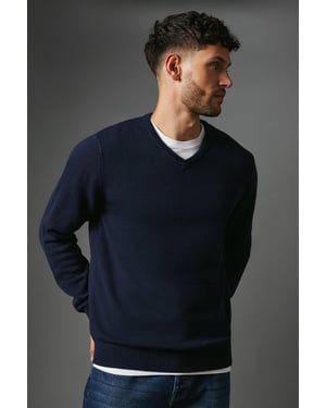 Premium Pure Cotton V-neck Jumper