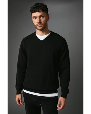 Premium Pure Cotton V-neck Jumper