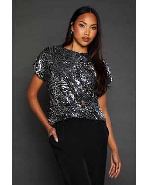 Sequin Detail Top