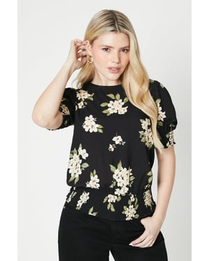 Shirred Hem Blouse