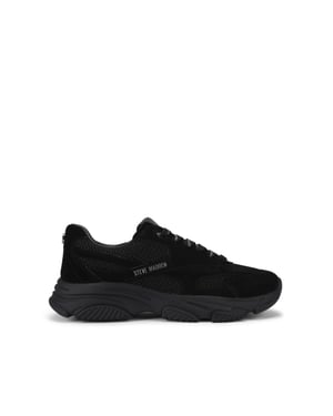 Suede Front Row Black Suede Sneakers