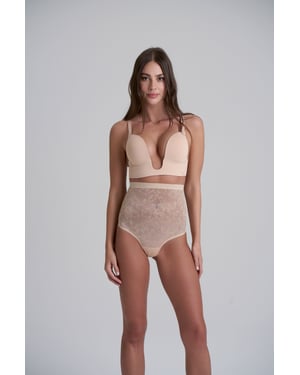 Lace High Waist Shaping Thong