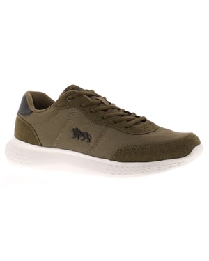 Lonsdale Mens Trainers Kinross Lace Up green