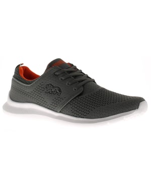Lonsdale Mens Trainers Durham Lace Up grey