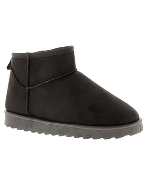 Ladies Microfiber Upper Ankle Boots