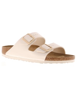 Birkenstock Arizona birko-flor eggshell smal voetbed dames slipper