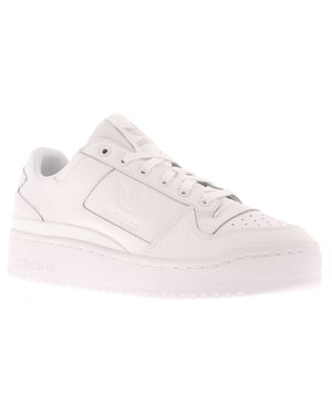Adidas Originals Womens Trainers Chunky Forum Bold Leather Lace Up white