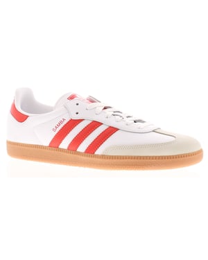 Adidas Originals Mens Trainers Samba OG Leather Lace Up red