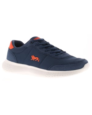 Lonsdale Mens Trainers Kinross Lace Up navy