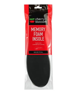 Memory Foam Insoles Cut to Size black
