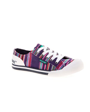 Rocket Dog Womens Jazzin Canvas Aloe Lace Up Trainers
