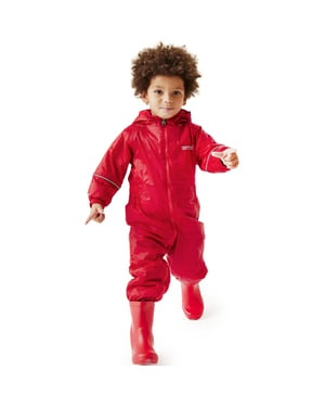 Regatta Kids Childrens Splosh III Outdoor Thermal Waterproof Rain Puddle Suit