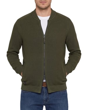 vest Camel Active forest groen katoen