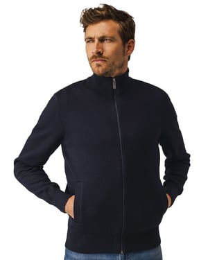 vest State of Art Regular Fit donkerblauw