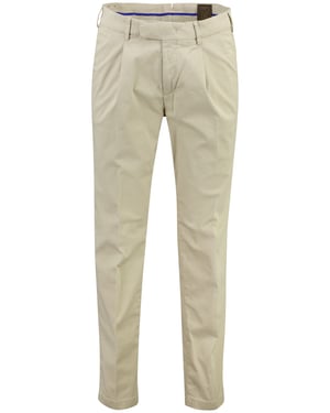pantalon Gardeur Tolino beige normale fit zonder omslag