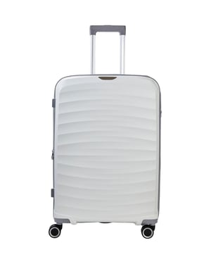 Vit resväska med hårt skal Cabin Bagage