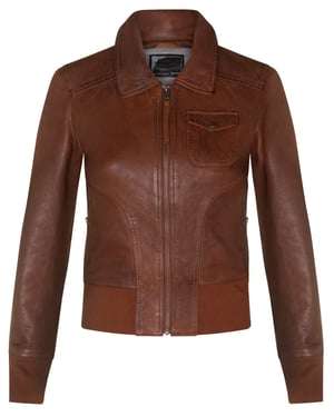 Womens MA-1 Varsity Bomber Jacket-Modbury