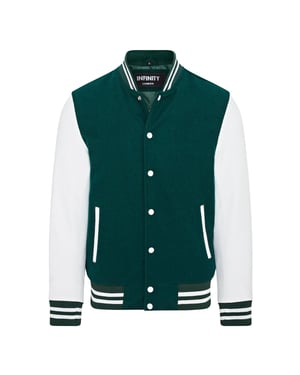 Letterman Baseball Wool Leather Varsity Bomber Jacket - Genoa